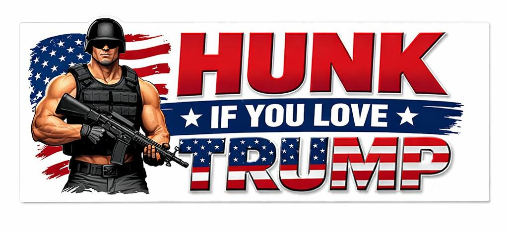 Hunk If You Love Trump - Soldier Edition